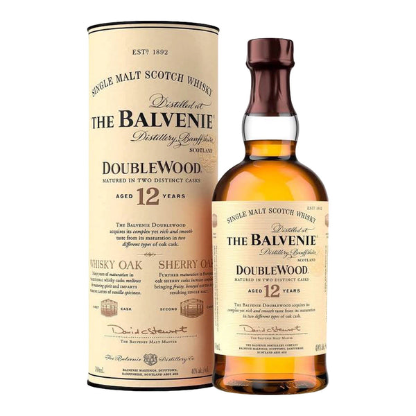 The Balvenie Doublewood 12 Year Old Single Malt Scotch Whisky (700ml)