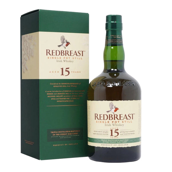 Redbreast 15 Year Old Pot Still Irish Whiskey (700ml)