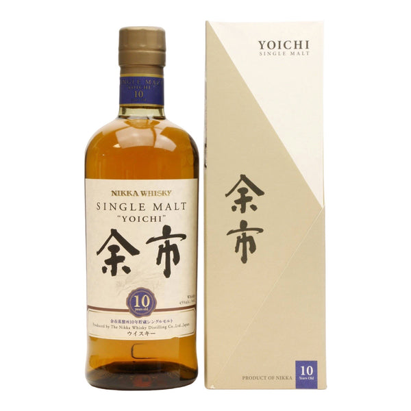 Nikka Yoichi 10 Year Old Single Malt Japanese Whisky New Box (700ml)