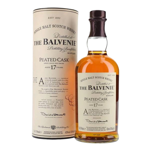 The Balvenie Peated Cask 17 Year Old Singe Malt Scotch Whisky (700ml)