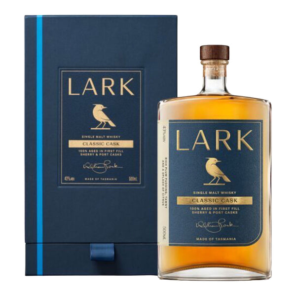 Lark Classic Cask Single Malt Australian Whisky (500ml)