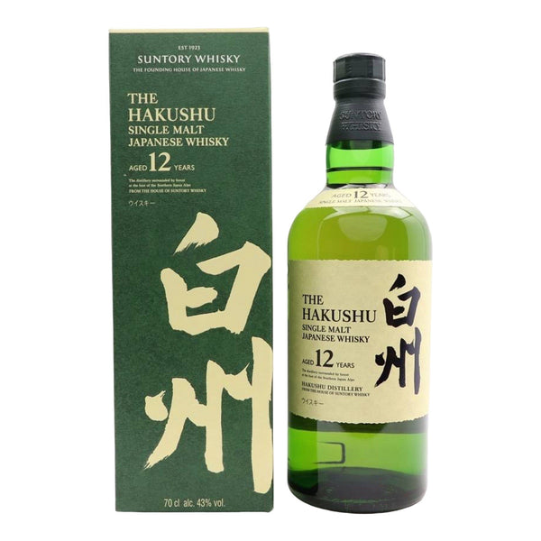 Hakushu 12 Year Old Single Malt Japanese Whisky New Box (700ml)