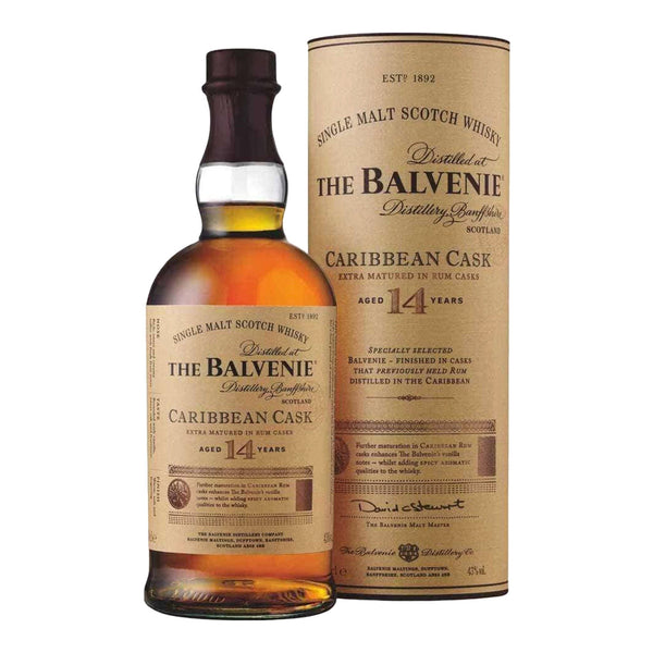The Balvenie 14 Year Old Caribbean Cask Single Malt Scotch Whisky (700ml)