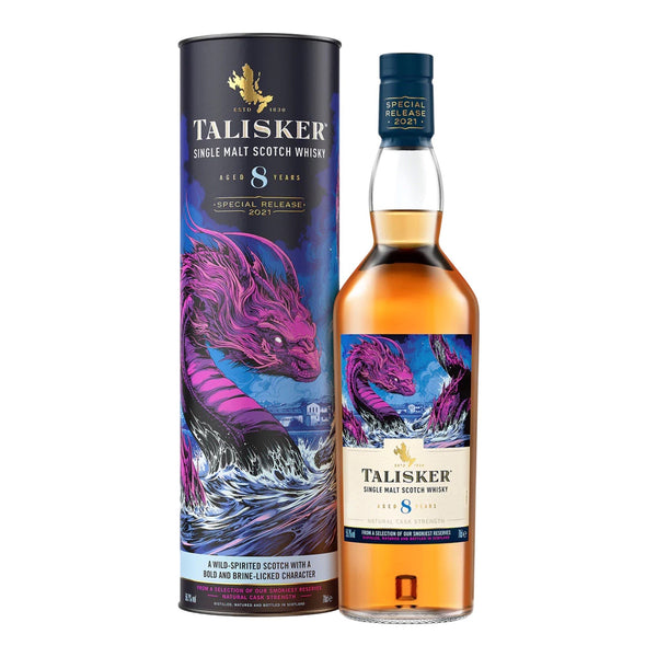 Talisker 8 Year Old Single Malt Scotch Whisky (700ml) Special Release 2021