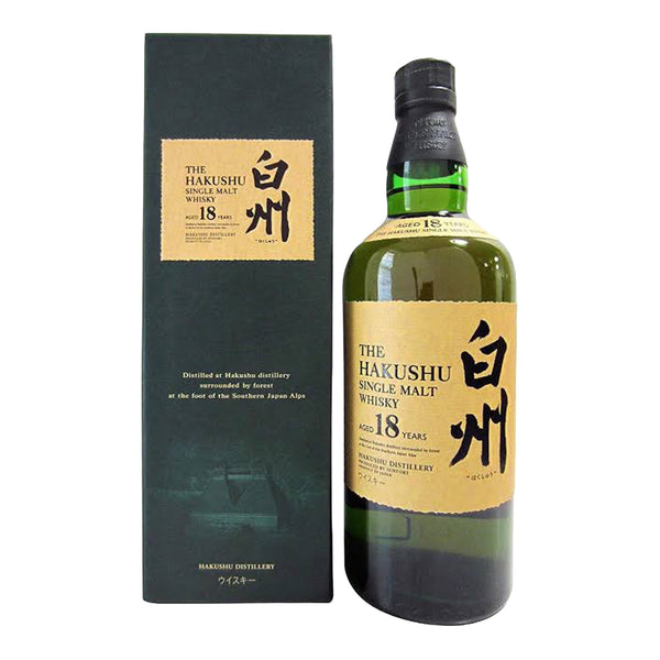 Hakushu 18 Year Old Single Malt Japanese Whisky Old Box (700ml)