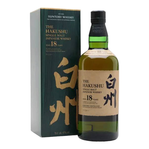 Hakushu 18 Year Old Single Malt Japanese Whisky New Box (700ml)