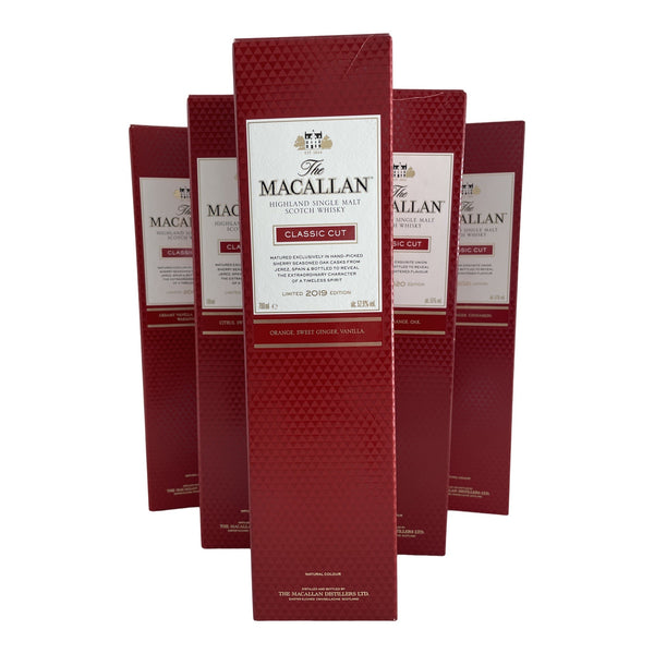 The Macallan Classic Cut Limited Edition Collection Single Malt Scotch Whisky (5 Bottles)