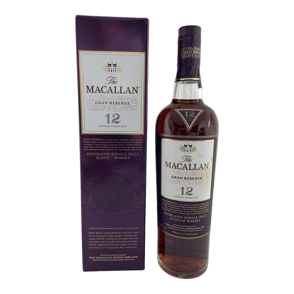 The Macallan 12 Year Old Gran Reserva Single Malt Scotch Whisky (700ml)