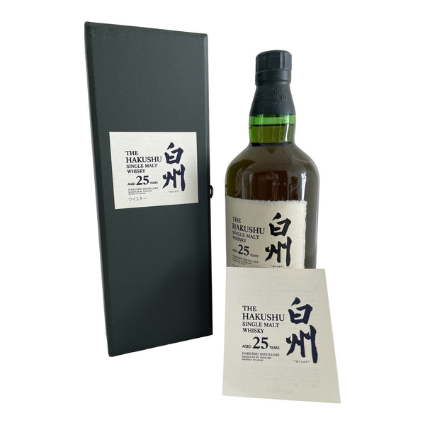 Hakushu 25 Year Old Single Malt Japanese Whisky (700ml)