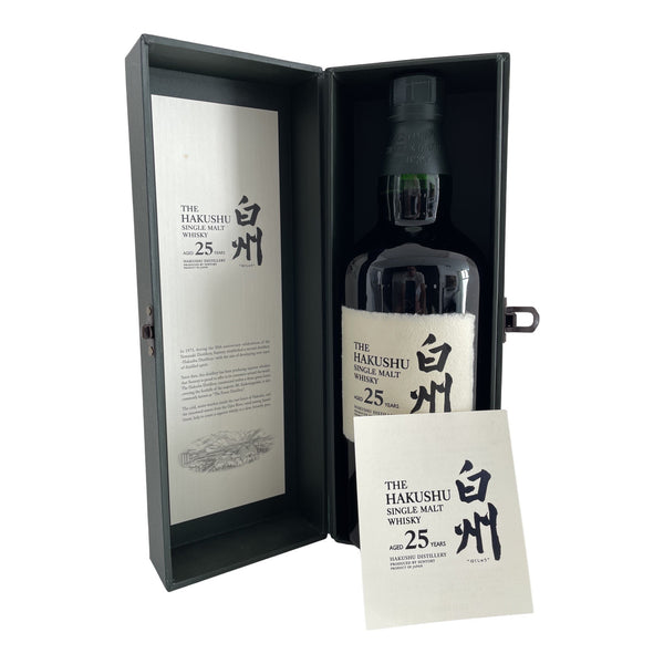 Hakushu 25 Year Old Single Malt Japanese Whisky (700ml)
