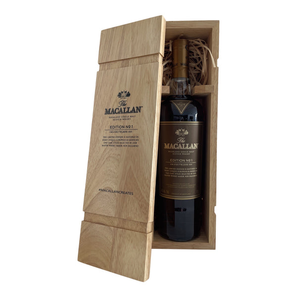 The Macallan Limited Edition No.1 Single Malt Scotch Whisky (700ml) Timber Display Case