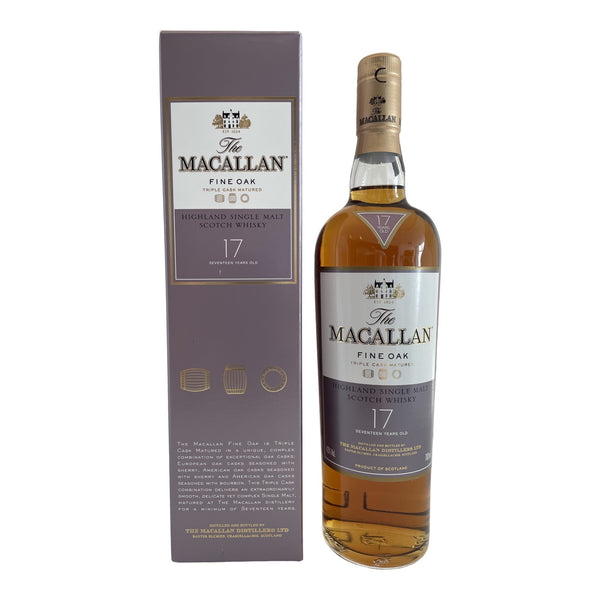 The Macallan 17 Year Old Fine Oak Single Malt Scotch Whisky (700ml)