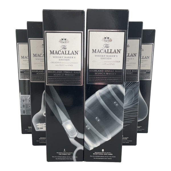 The Macallan Whisky Maker’s Edition Nick Veasey Six Pillars Set Single Malt Scotch Whisky (6 Bottles)