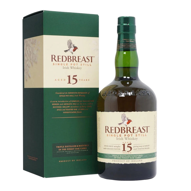 Redbreast 15 Year Old Pot Still Irish Whiskey (700ml)