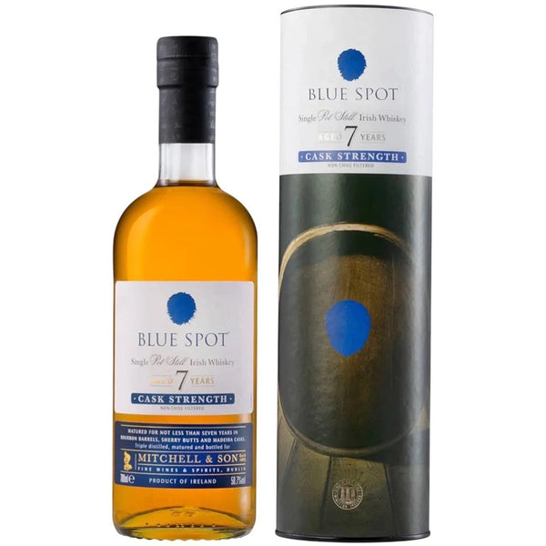 Blue Spot 7 Year Old Cask Strength Single Pot Still Irish Whiskey (700ML)