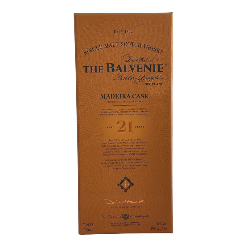 The Balvenie 21 Year Old Maderia Cask Single Malt Scotch Whisky (700ml)